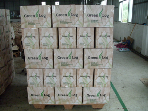 Each carton contains 6- 5lb Green Logs